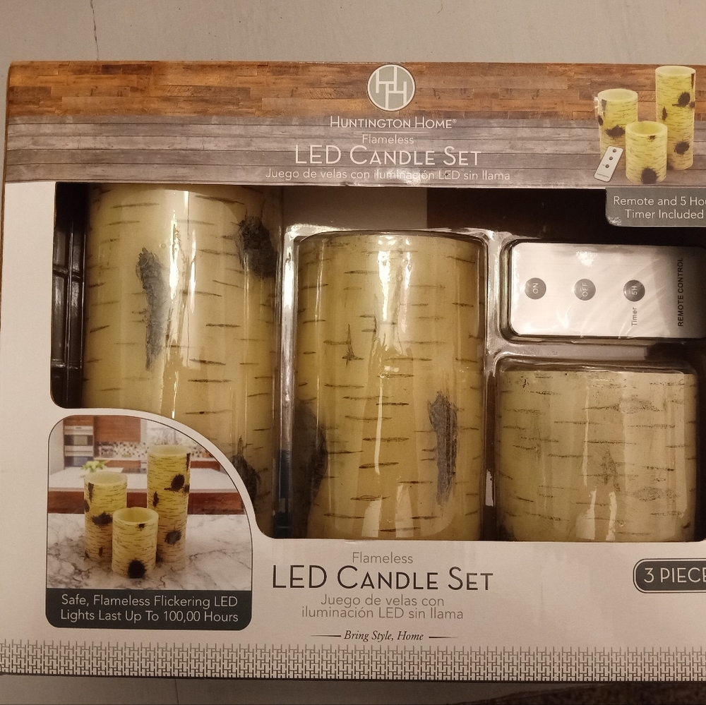 NWT LED Flameless Candles